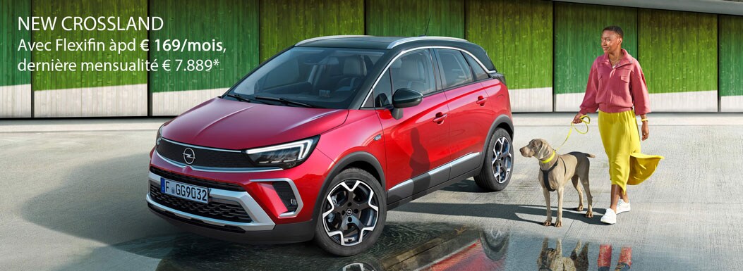 Nouvel Opel Crossland. Le style à toute épreuve.